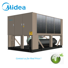 Midea air cooled  screw chiller 460V-3Ph-60Hz 380kw silent operation air cooled screw chiller T1